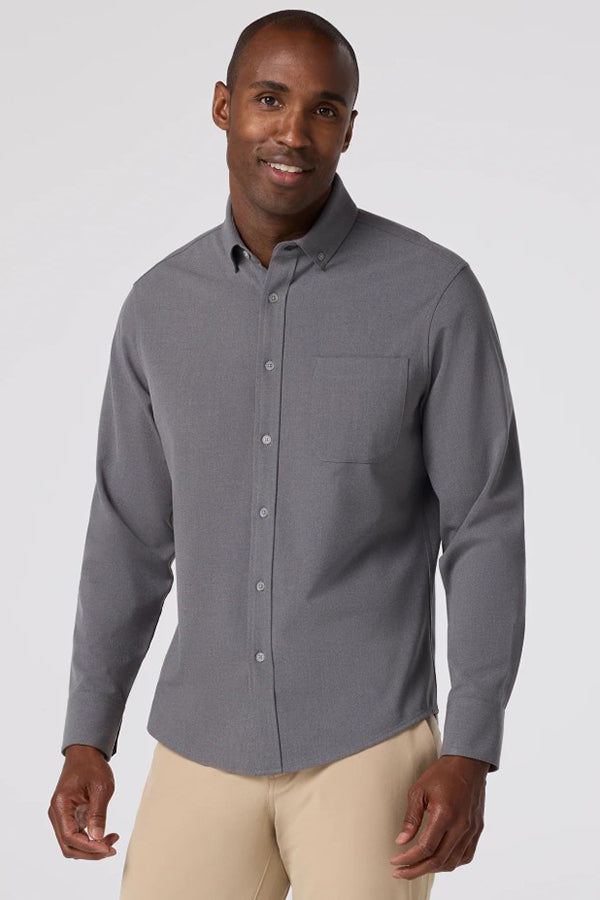 mizzen main dress shirts Mizzen Main Pewter Heather City Flannel Shirt – The Foursome & Boundary Clothing
