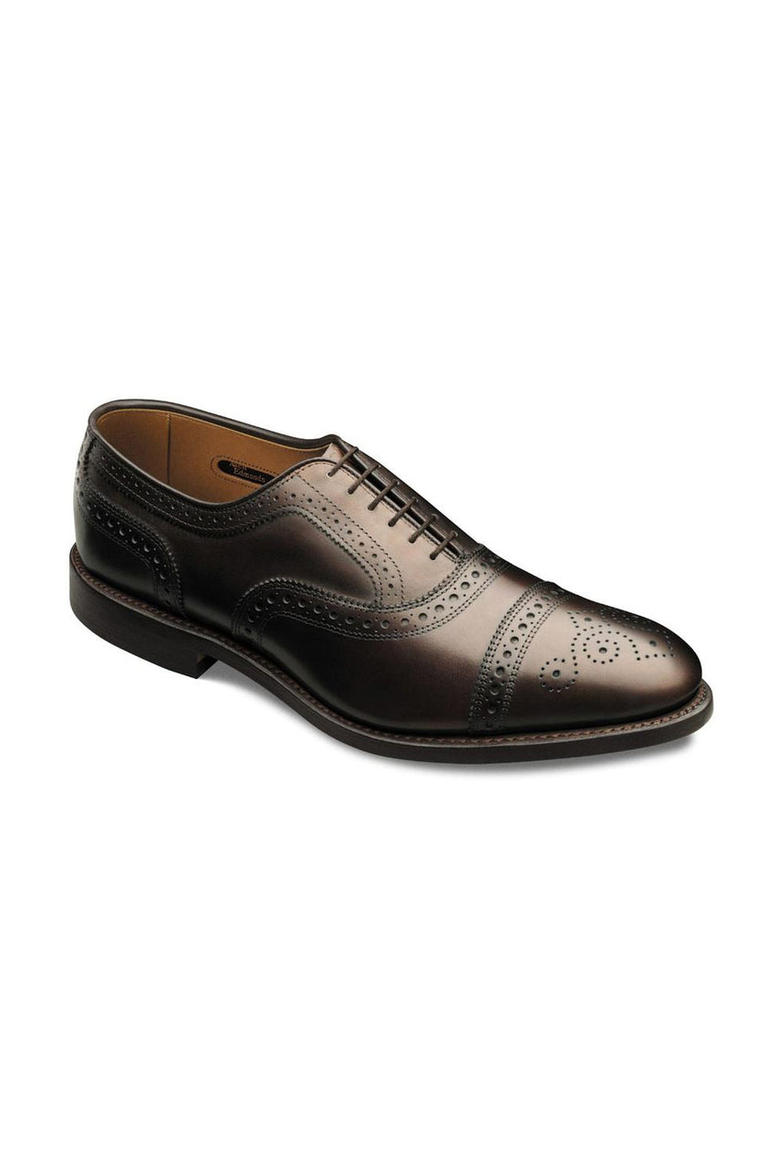 ドレス/ビジネス Allen Edmonds 6105 Strand Dark Brown Allen Edmonds Strand Brown Captoe Oxford – The Foursome & Boundary